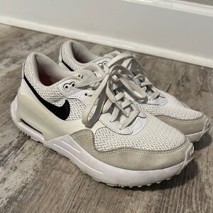 Nike White and Gray Athletic Shoes